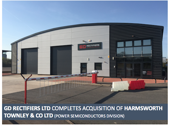 GD Rectifiers Harmsworth Townley Acquisition Image