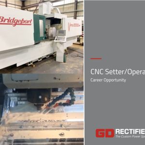 CNC Setter/Operator role at GD Rectifiers